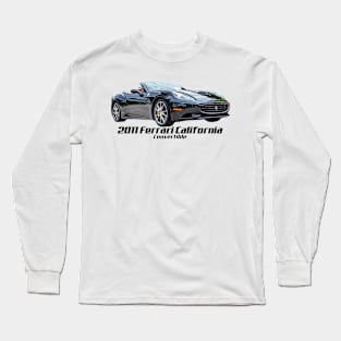 2011 Ferrari California Convertible Long Sleeve T-Shirt